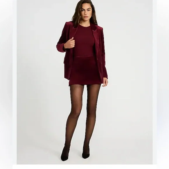 NWT Express Super high waisted Velvet corduroy mini skort - Picture 1 of 7